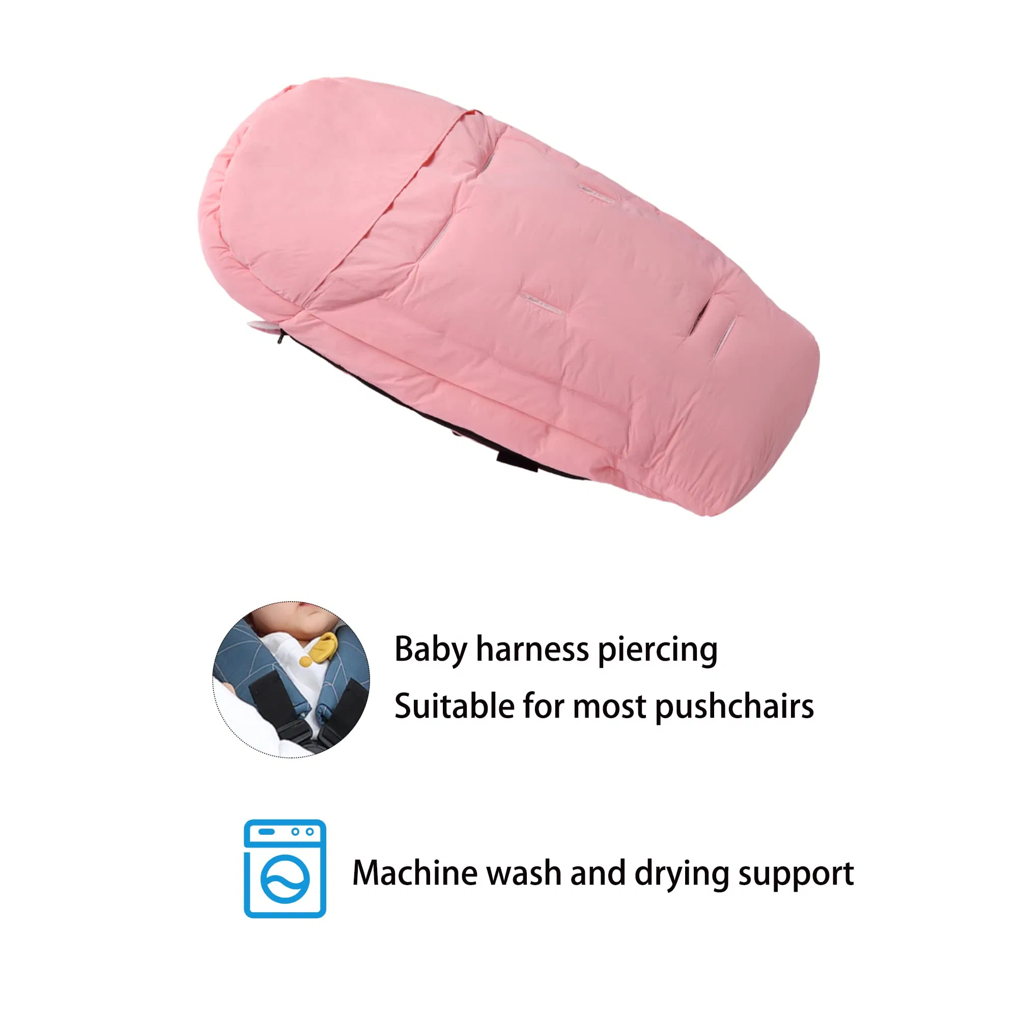 Advanced Thickened Warm Stroller Blanket Toddler Removable Newborn Baby Sleeping Bunting Bag