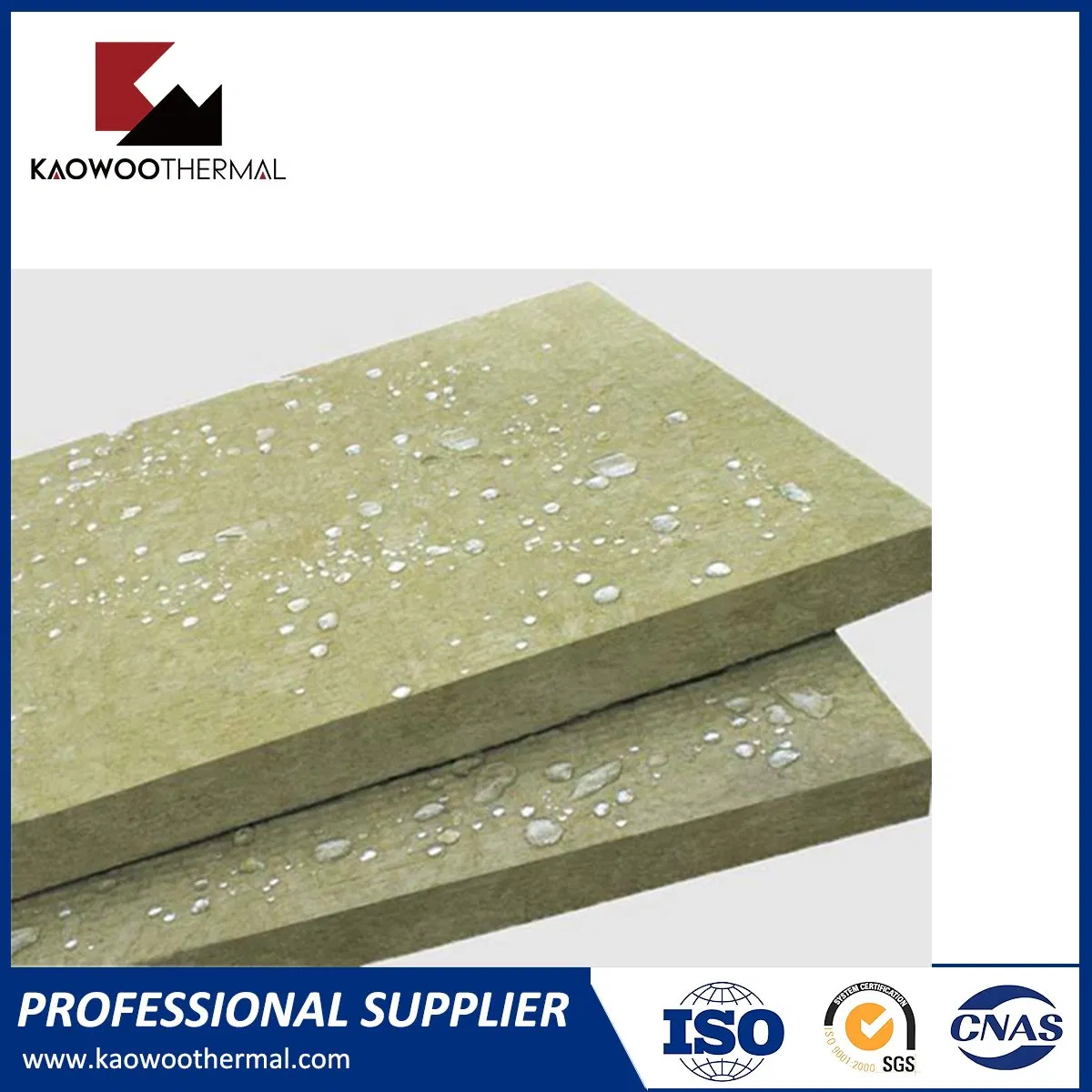 Class a Non-Combustible Fireproof Insulation Rockwool Board