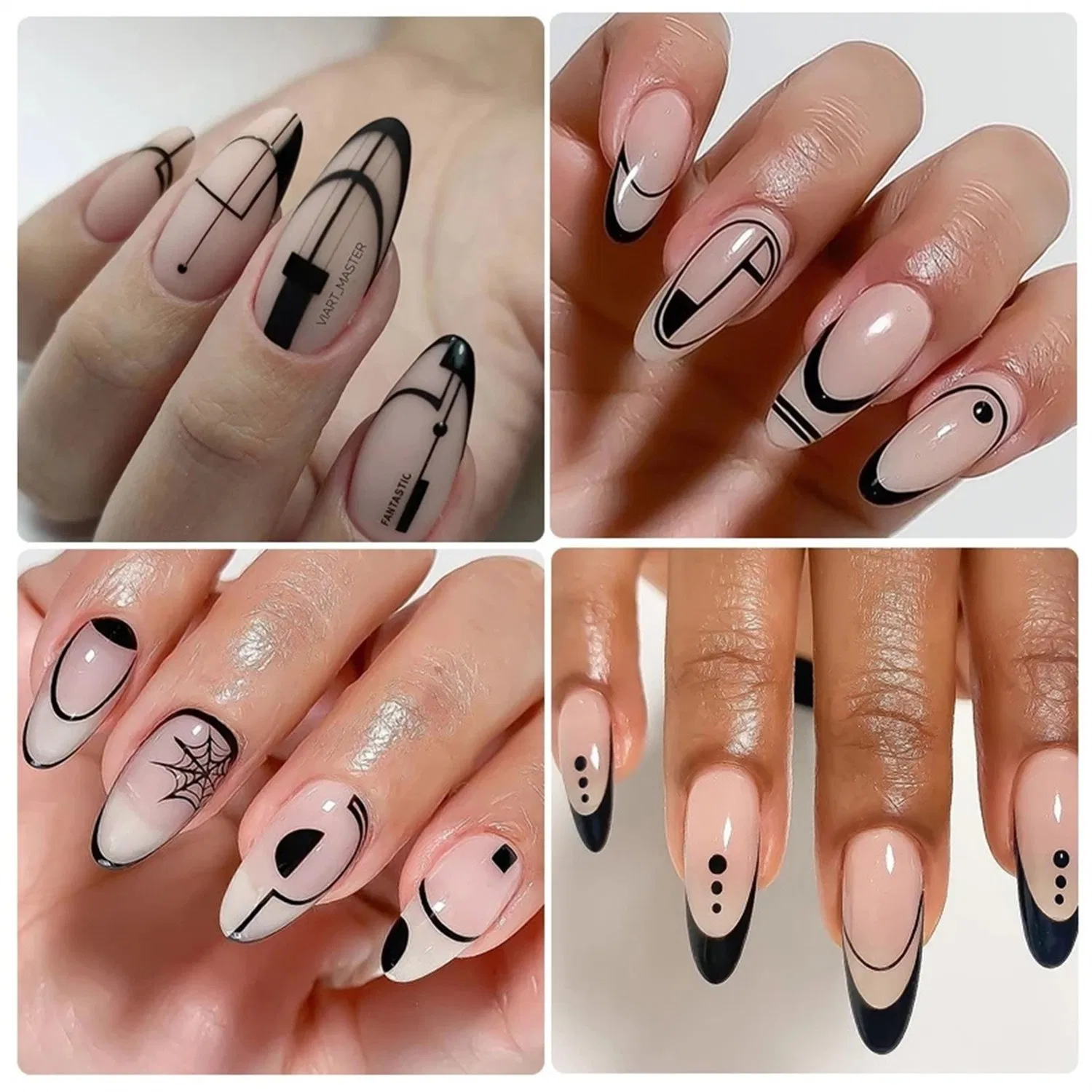 Wholesale Nail Drawing Brush Extremely Fine Nail Salon Drawing Brush Drawing Line Brush Spot Flower Drawing Brush Set Nail Liner Brush Set