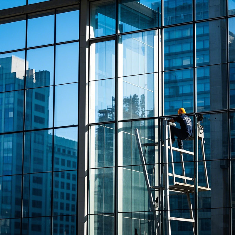 Asia Fire-Resistance and Thermal Insulation Aluminium Glass Curtain Wall