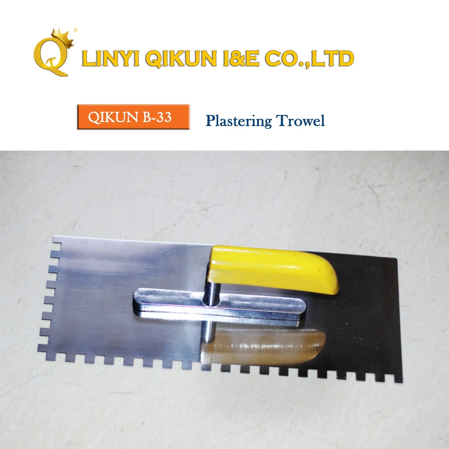 B-29 Construction Decoration Paint Hand Tools Wooden Handle Normal Polished Plastering Trowel