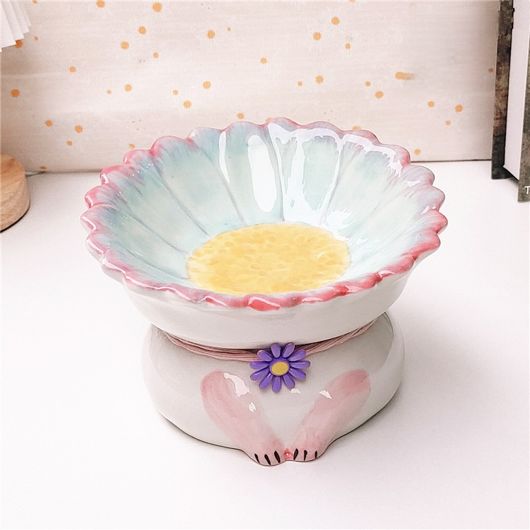 Custom 3D Embossed Hand-Painted Pet Bowl for Dogs