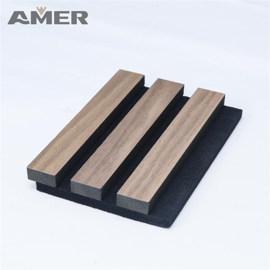 Premium Walnut Acoustic Wall Panels for Soundproofing Solutions