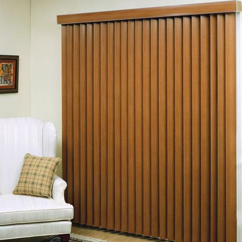Manufacturer High Quality Large PVC Vertical Blinds French Window Blinds