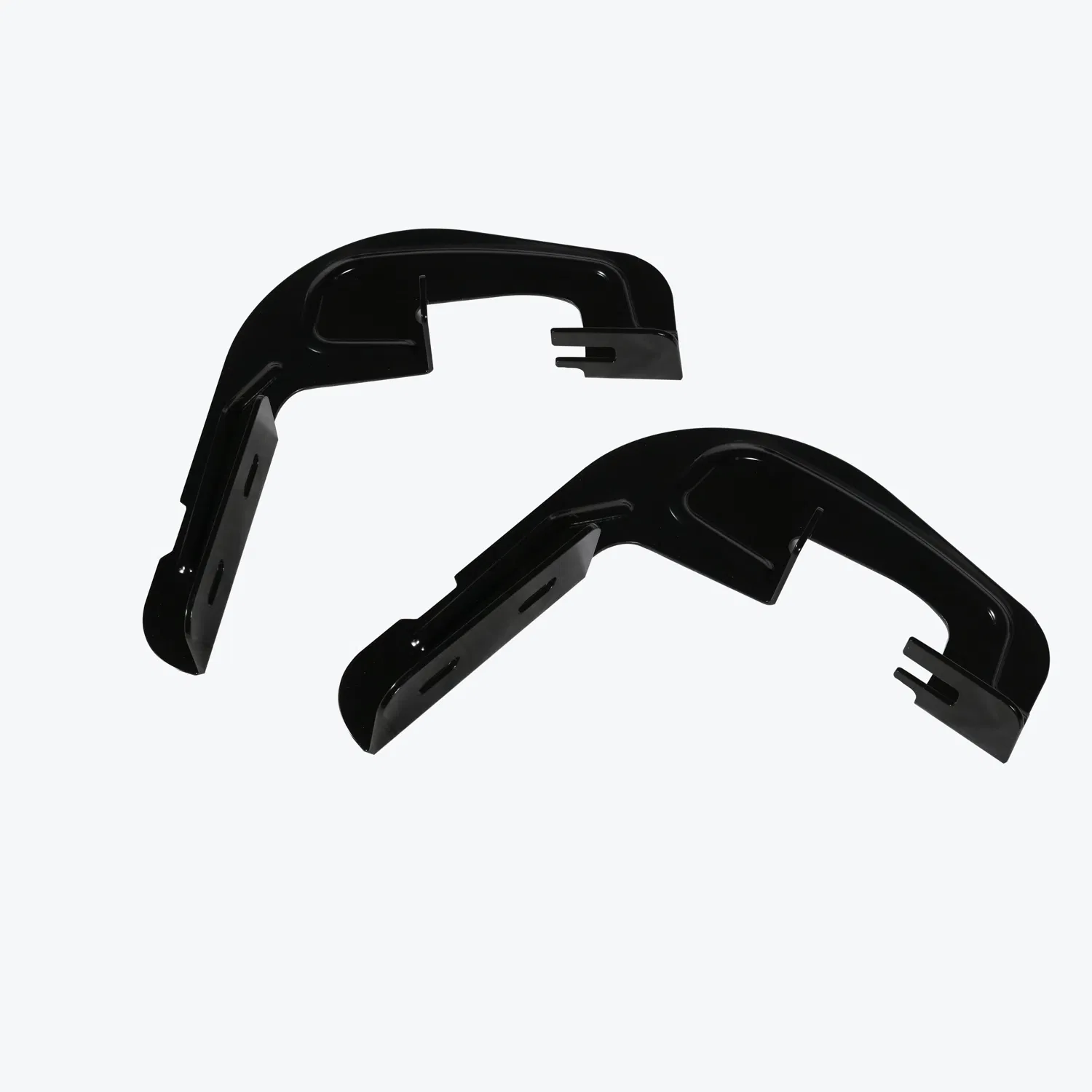 Боковые подножки для Chevrolet Silverado/Sierra Crew Cab 2007-2018, 6 дюймов, алюминиевый сплав + ABS, черные