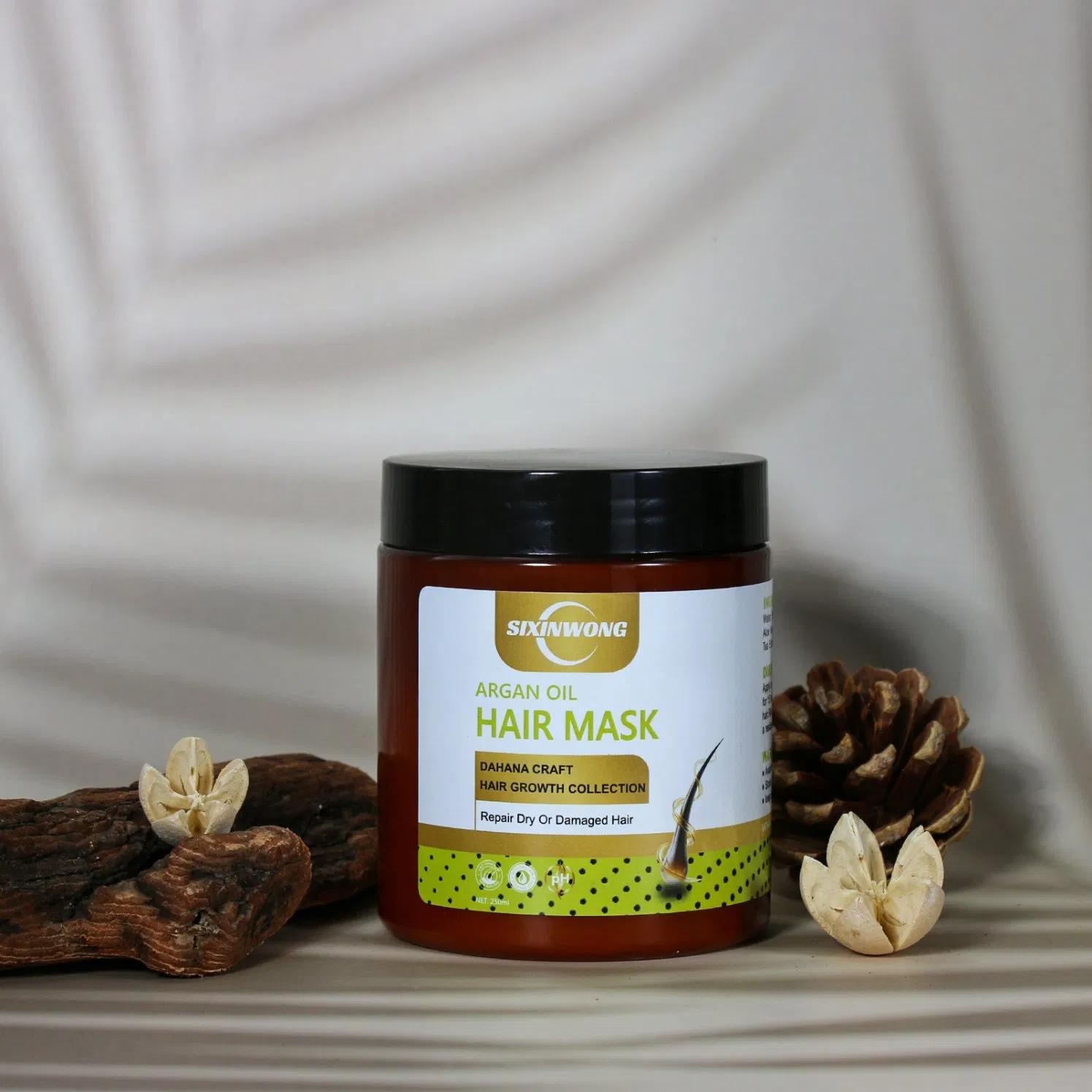 Beauty Cosmetics Skin Care Nourish and Repair Hair Reduced Split Argan Oil Hair Care Mask