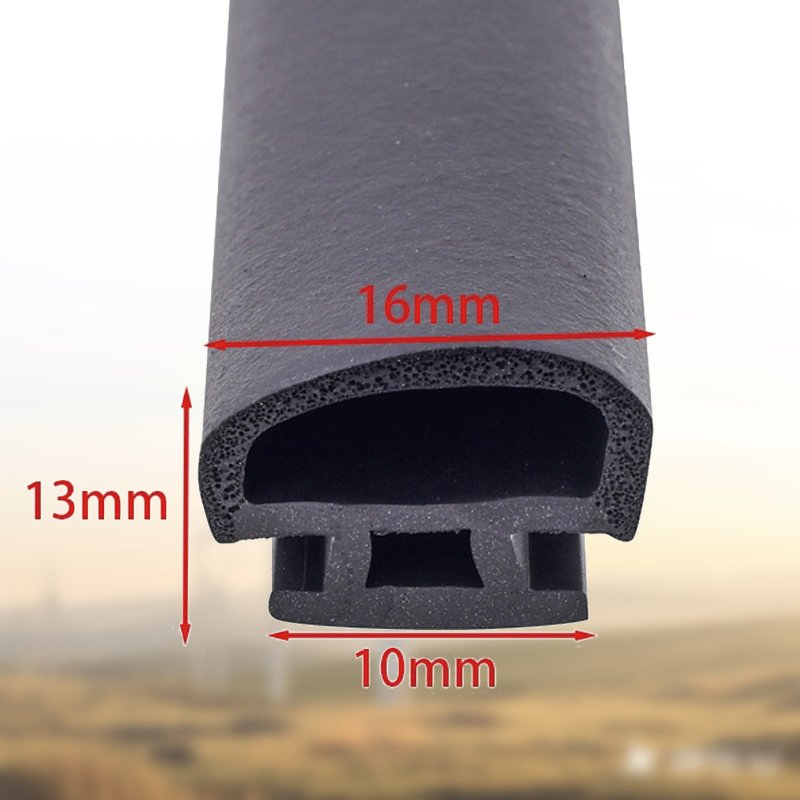 Black EPDM Rubber Strip for Wooden Door and Window Seals