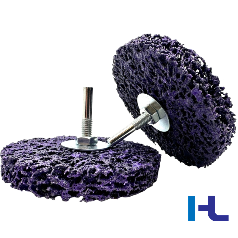 100mm Black Strip and Clean Disc with 6mm Shank Shaft