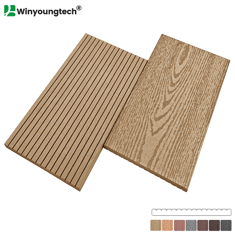 Strong Wind Resistance Privacy Water Proof Composite WPC Fence Outdoor