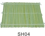 Eco-Friendly High Quality Bamboo Sushi Making Rolling Mats 30cm*30cm*9.0mm