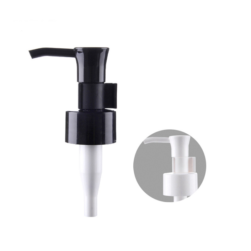 150ml 200ml 330ml Plastic Cosmetic Gold Silver Oil Lotion Pump Cap 24-410