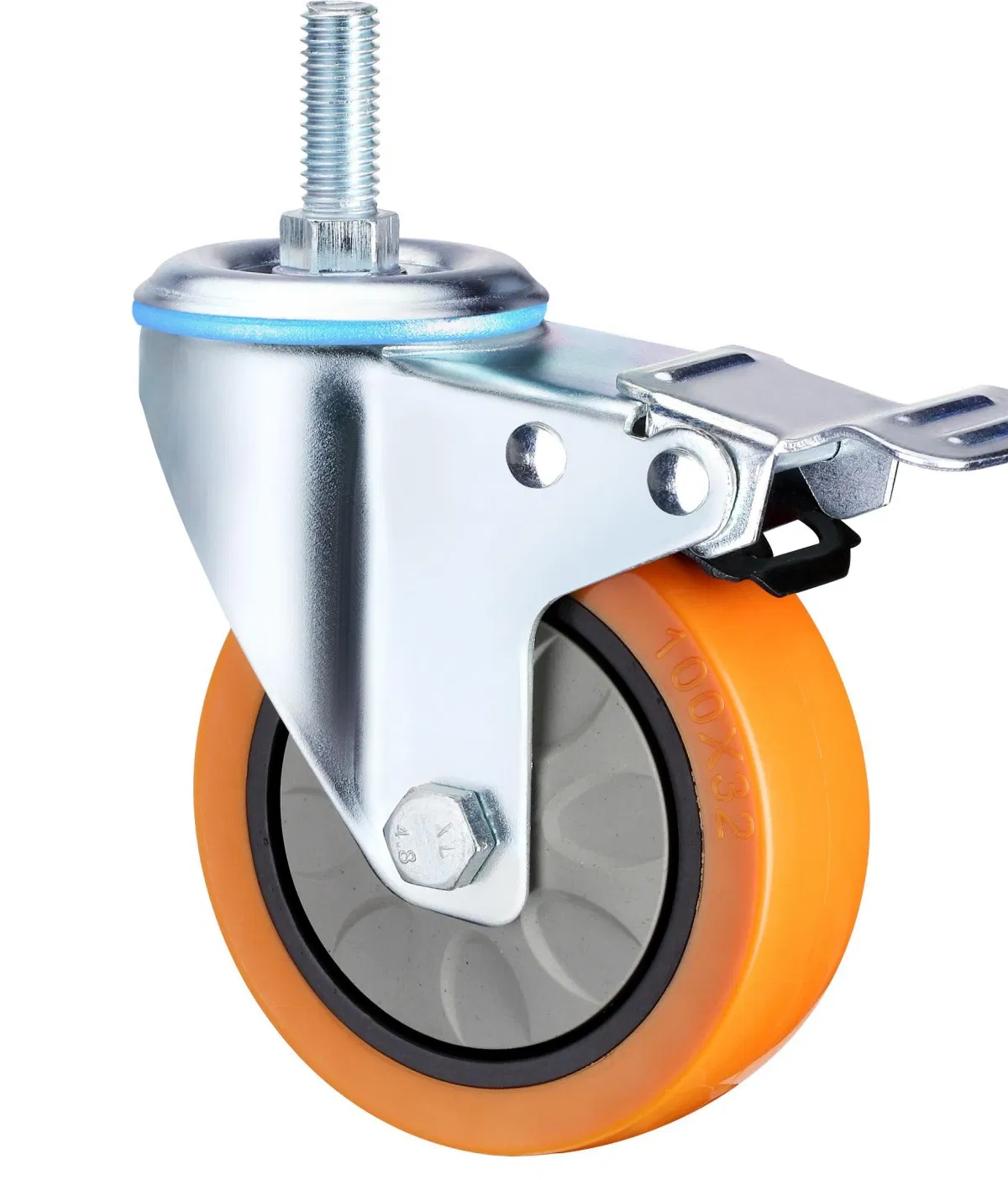 New Ball Bearing Fix/Swivel/with Brake Nylon Rubber TPR Medium PP/PU/PVC Waterproof Casters