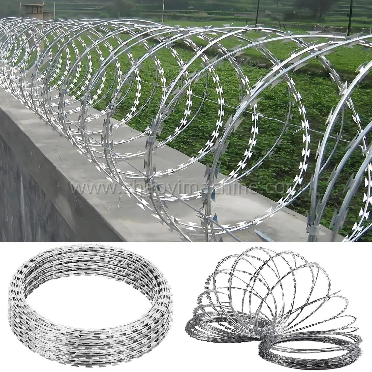 Security Protected Razor Barbed Wire (BTO-28)