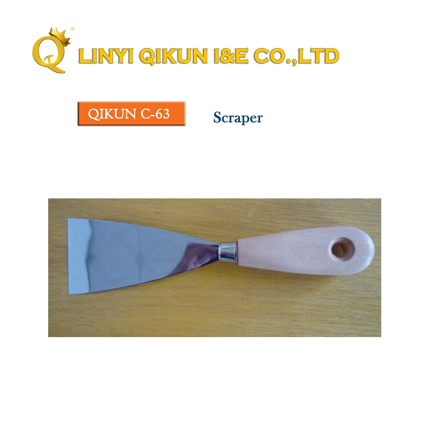 C-62 Construction Decoration Paint Hardware Hand Tool Putty Knife Red PP Plastic Scraper