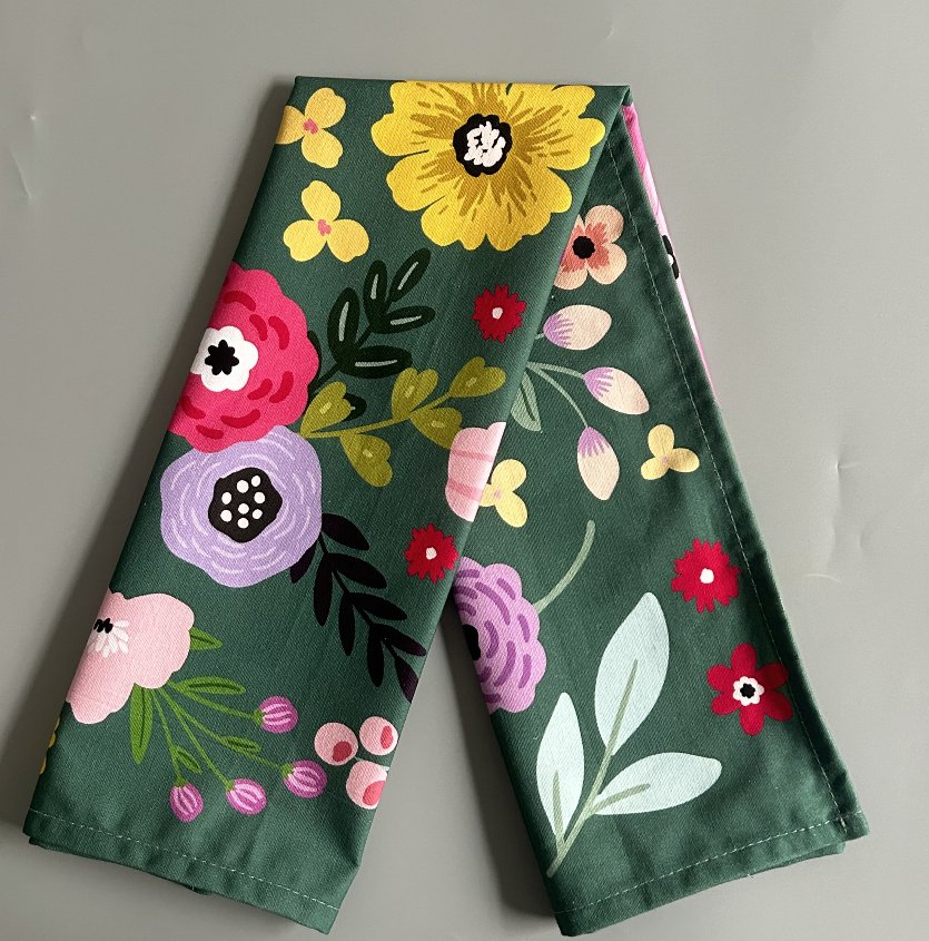 Custom Digital Printed Spring Kitchen Napkin Tea Towels