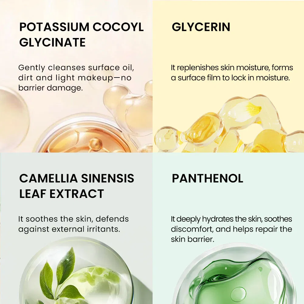 Gentle Facial Cleanser Capsules for Sensitive Skin Care