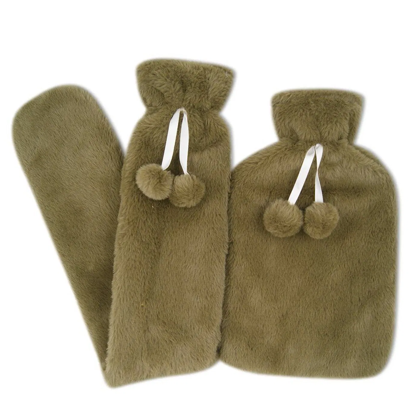 High Quality Colorful Rubber Hot Water Bag with Cover Heep Warm Hot Water Plush