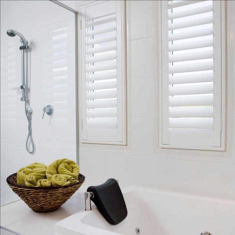 PVC Faux Wood Wooden Plantation Shutters Made to Measure Shutter Blinds