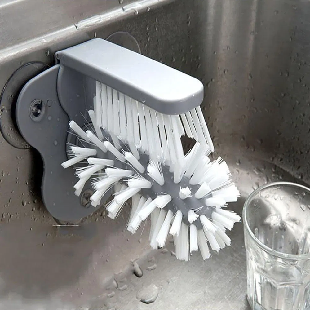 2 in 1 Bottle Brush with Suction Base