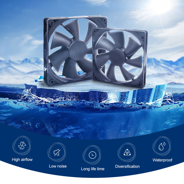 Sleeve Bearing Ball Bearing AC DC Axial Fan Cooling Fan