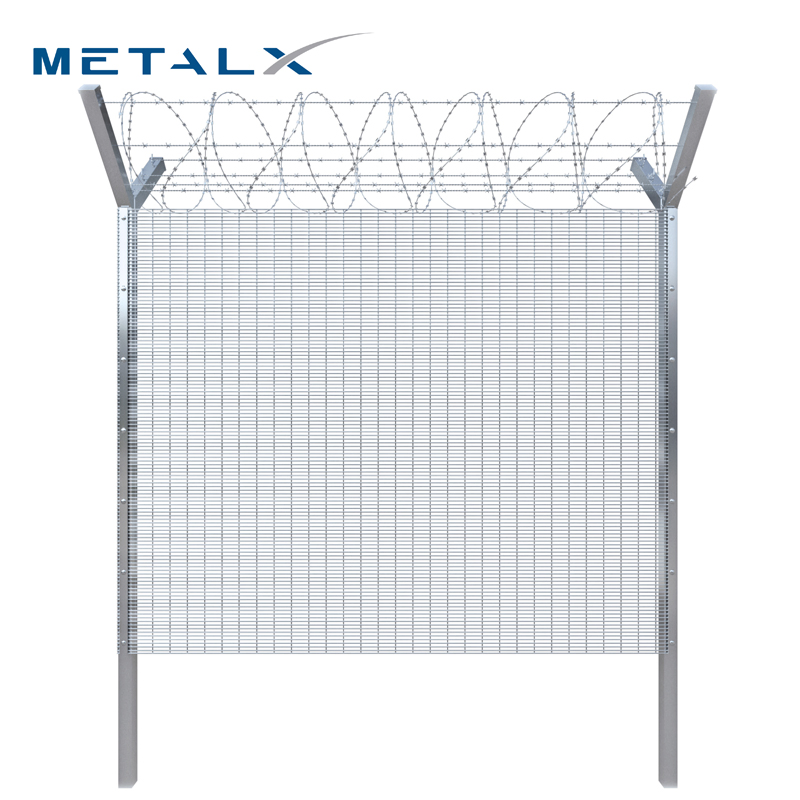 Chinese Factory Supply Powder Coated 358 Anti Climb Clear View Fence Panels