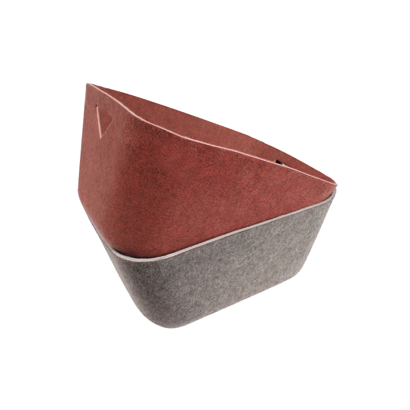 Made in China Easy to Carry Cloth Storage Alternatives Pet Felt Toy Bin