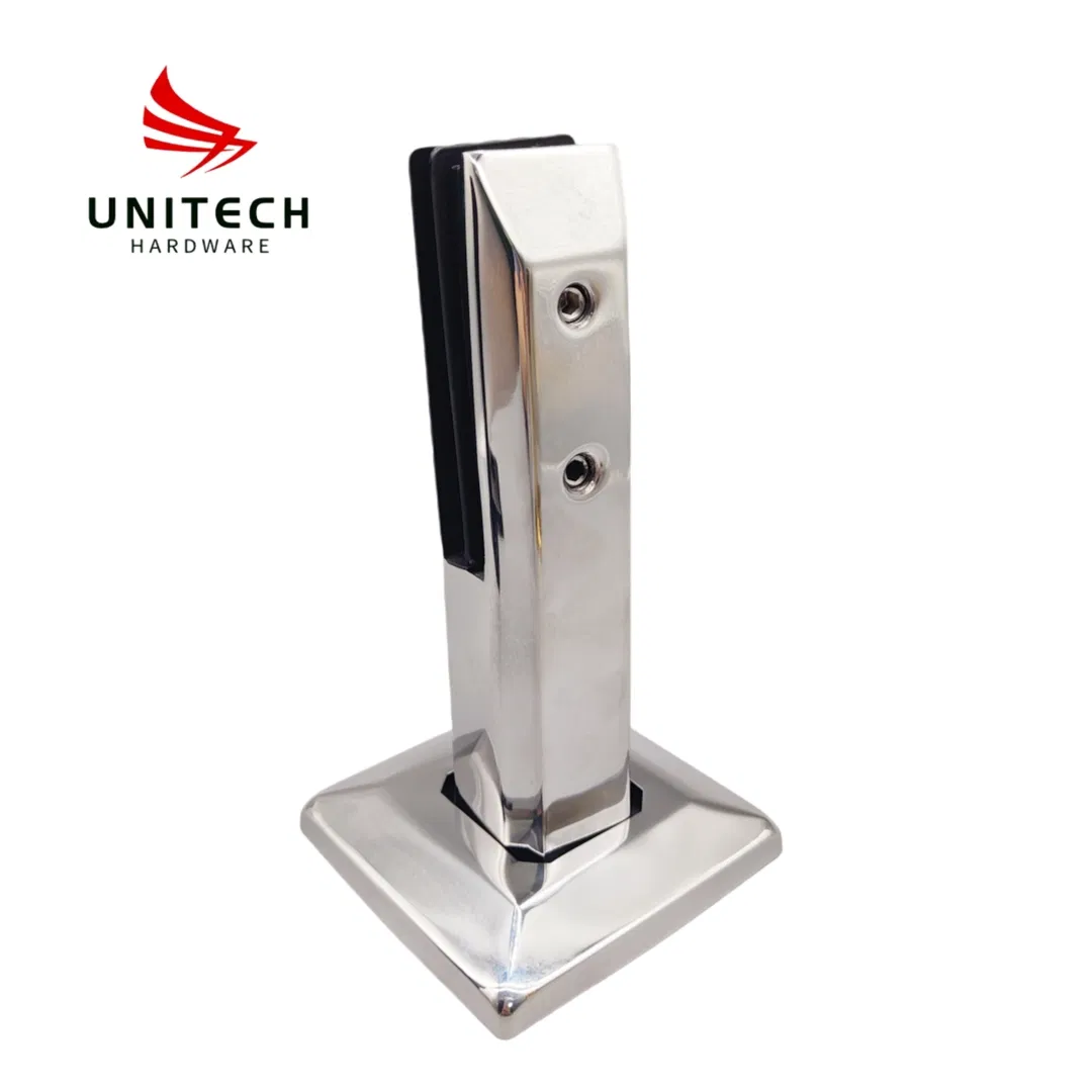 Premium 200mm Glass Spigot Clamp for Swimming Pool Railings