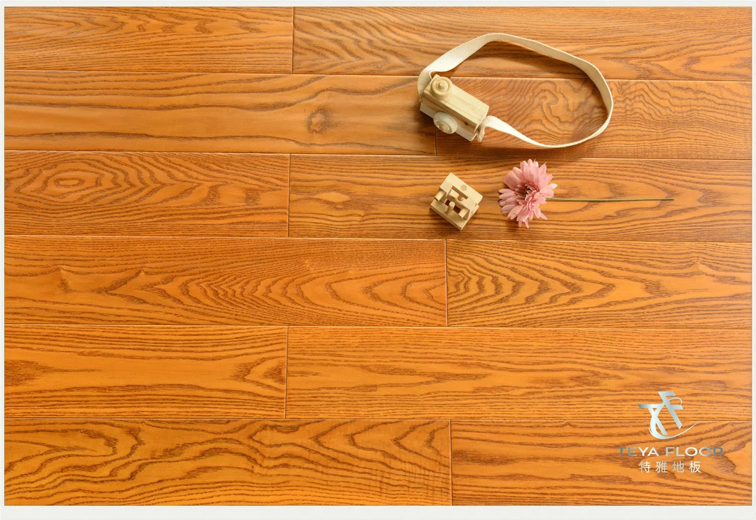 Ash Engineered Wood Flooring, Handscraped