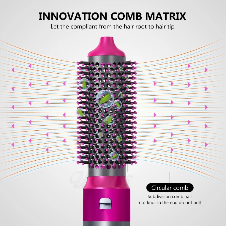 One Step New Trend 5 in 1 Hair Styler Hair Dryer Hot Air Brush Multifunctional Blow Dryer Brush