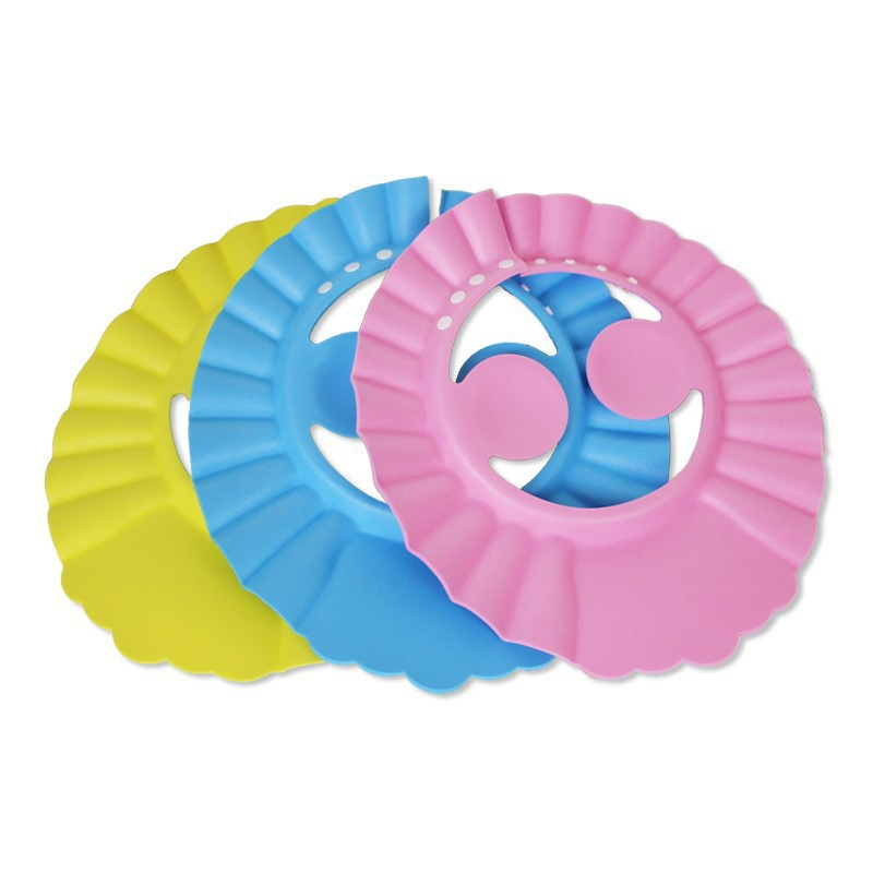 Wholesale Baby Bath Protect Eyes Waterproof Adjustable Baby Shower Hat