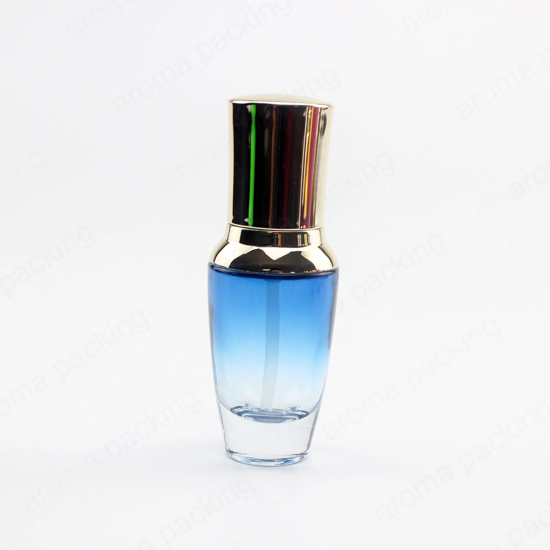 Стеклянные бутылки для косметики с помпой/дозатором