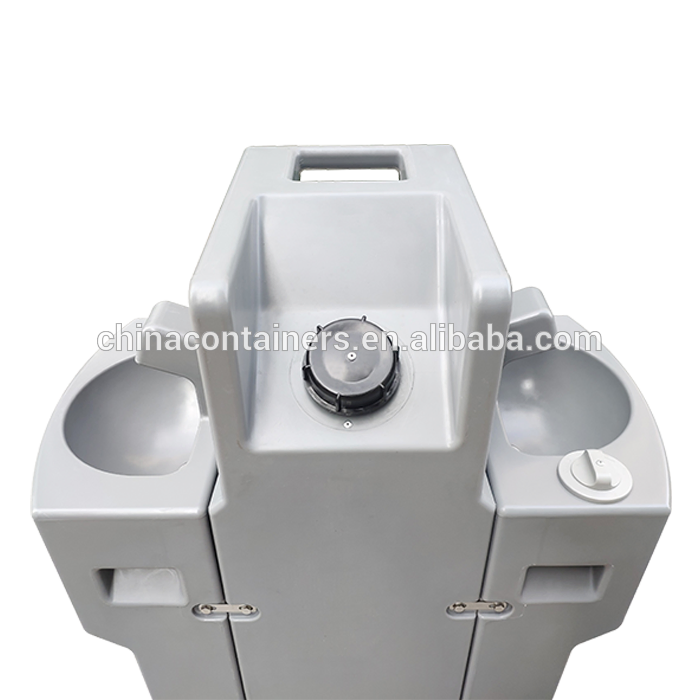 Mobile Outdoor Pedal Controlled Plastic Portable Wash Hand Washing Station with Tank