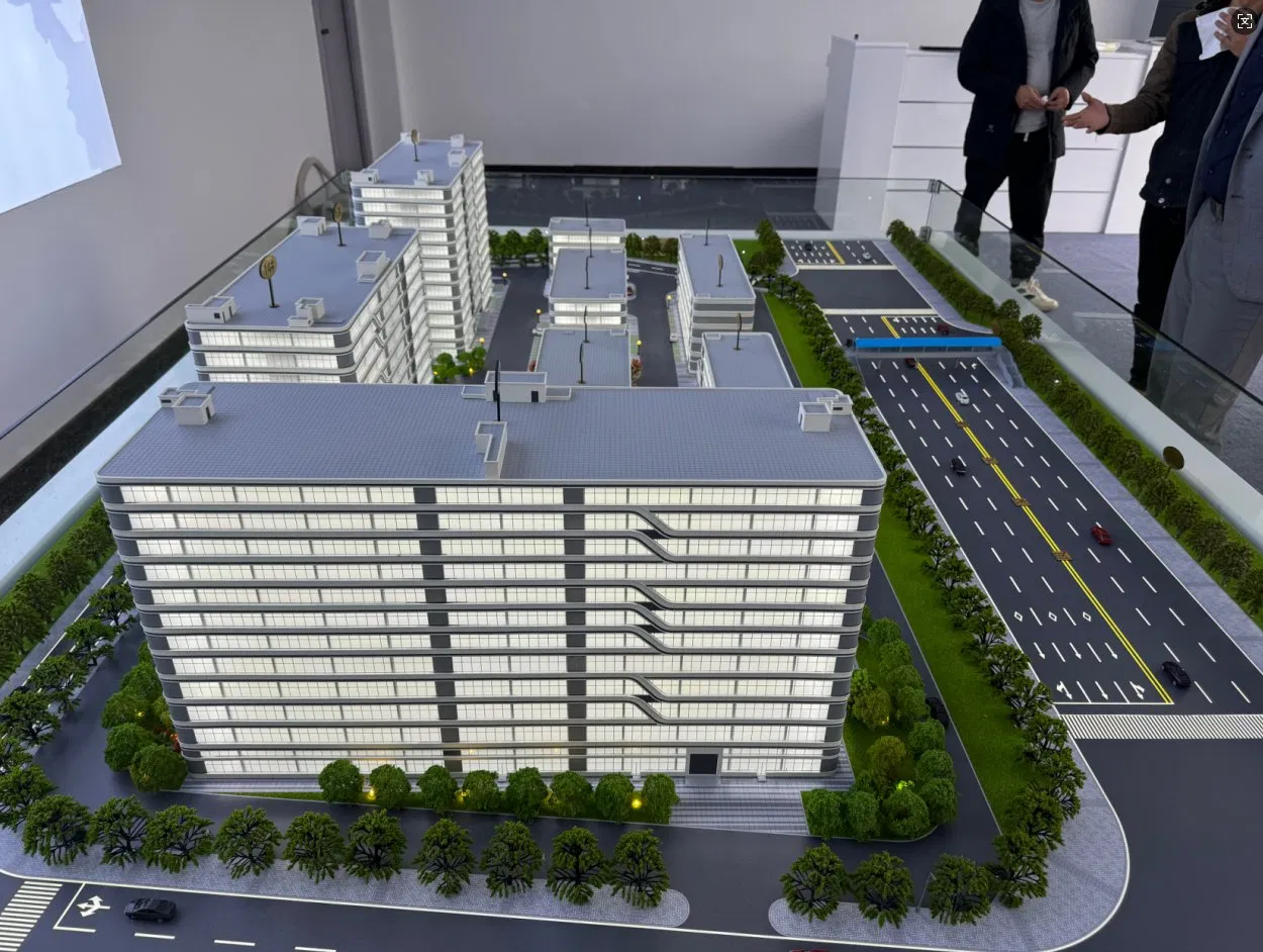 3D Industrial Park Comprehensive System Planning Building Scale Model