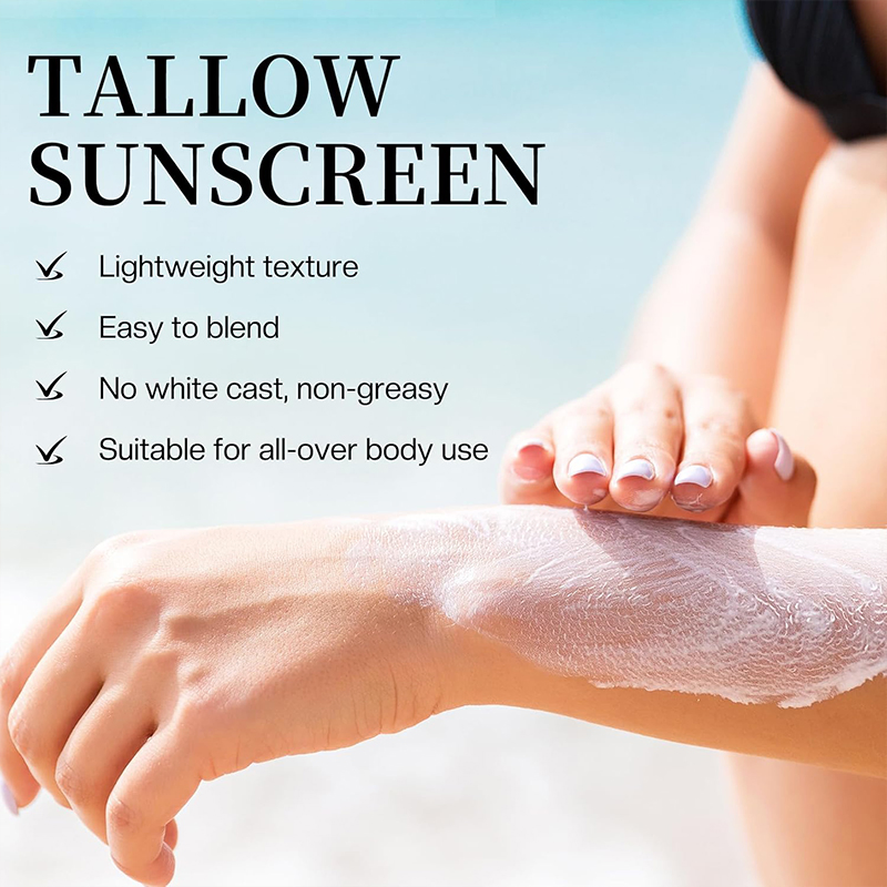Beauty Cosmetics Suitable All-Over Body Use Deep Moisturizing Non-Greasy Tallow Sunscreen