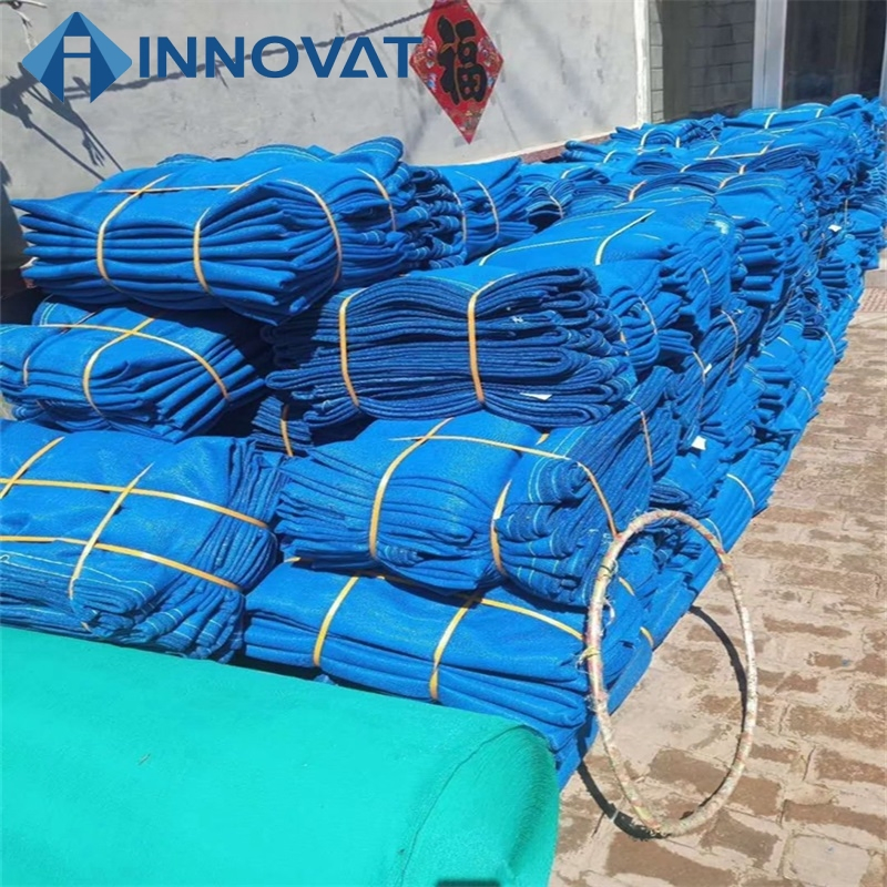 Light Duty 1.83m X 5.1m Scaffold Nets Plastic Green Construction Building Scaffolding Debris Safety Net/PVC Coated Polyester Safety Mesh Sheet /Fire Retardant M