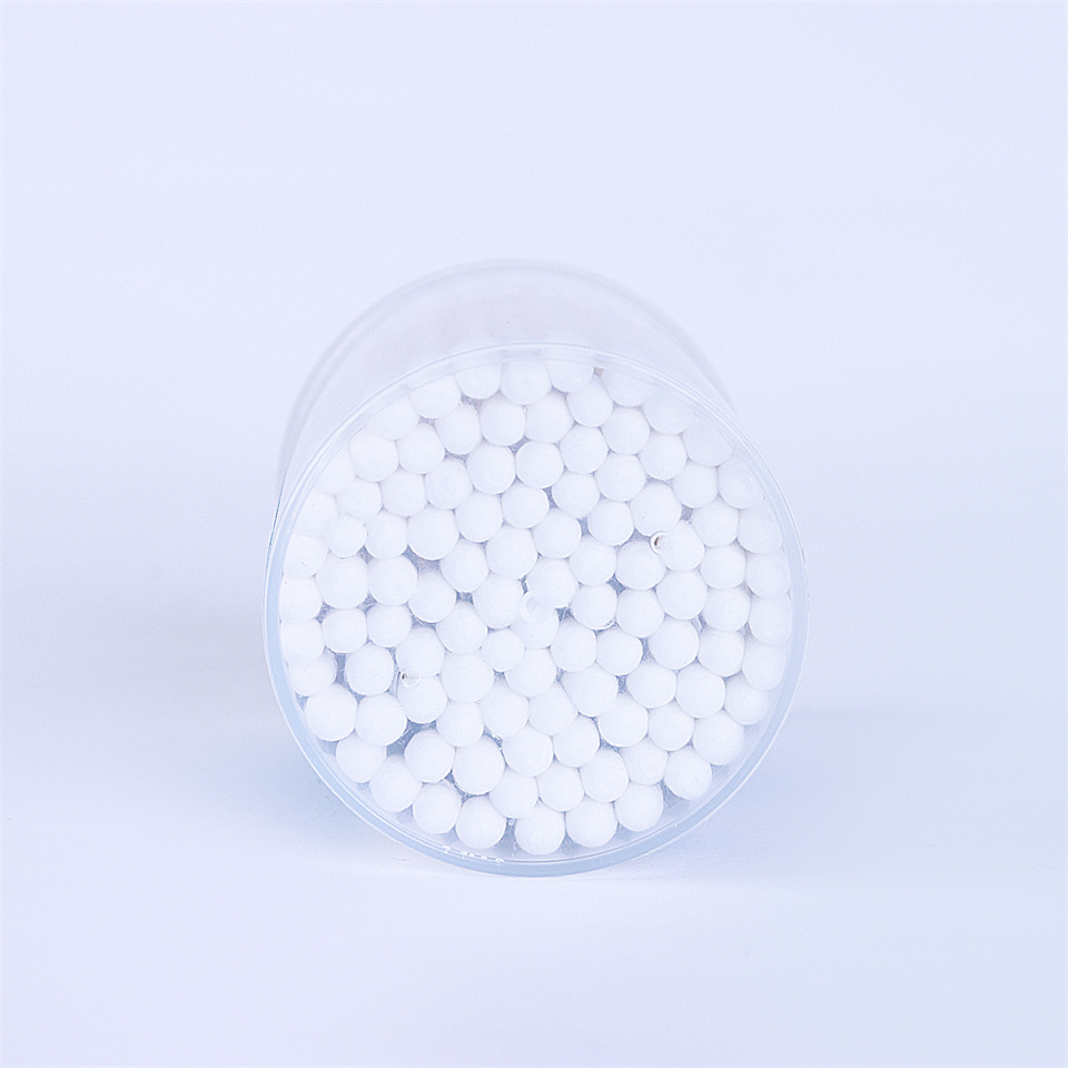 Basic Customization 100PCS Bamboo Stick Double Round Head Cotton Bud for Make up