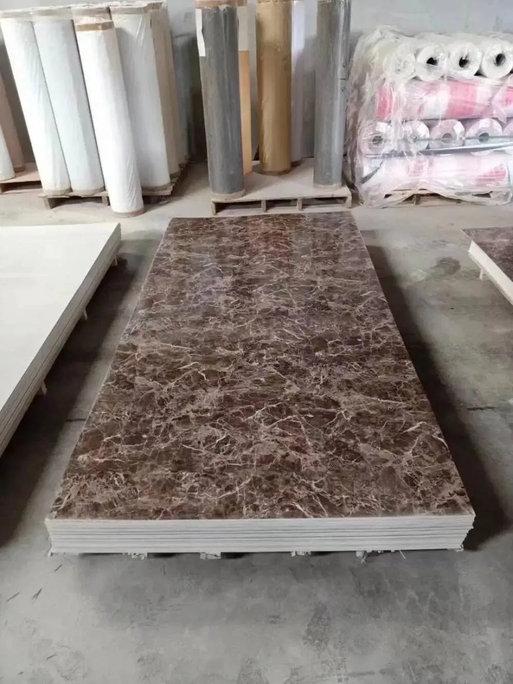 2025 Highly Recommended Waterproof PVC UV Marble Sheet PVC Marble Wall Panel