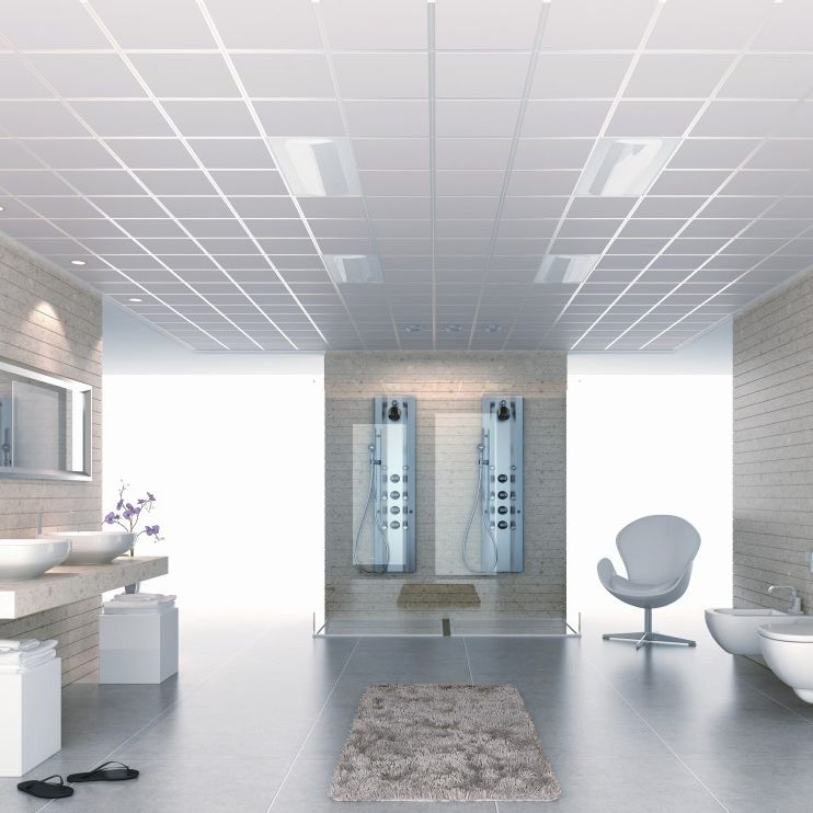 Modern Indoor Ceiling Decoration Design Aluminum Ceiling Panel Lay in Style