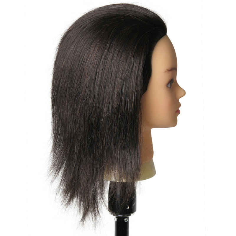 Термостойкий манекен-голова для обучения парикмахеров