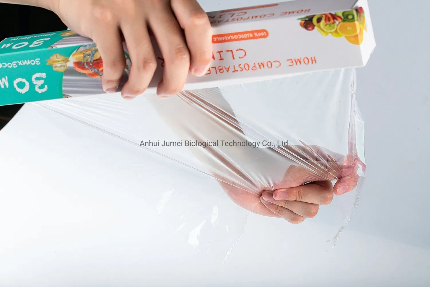 100% Compostable Biodegradable PLA Cling Wrap Film for Food