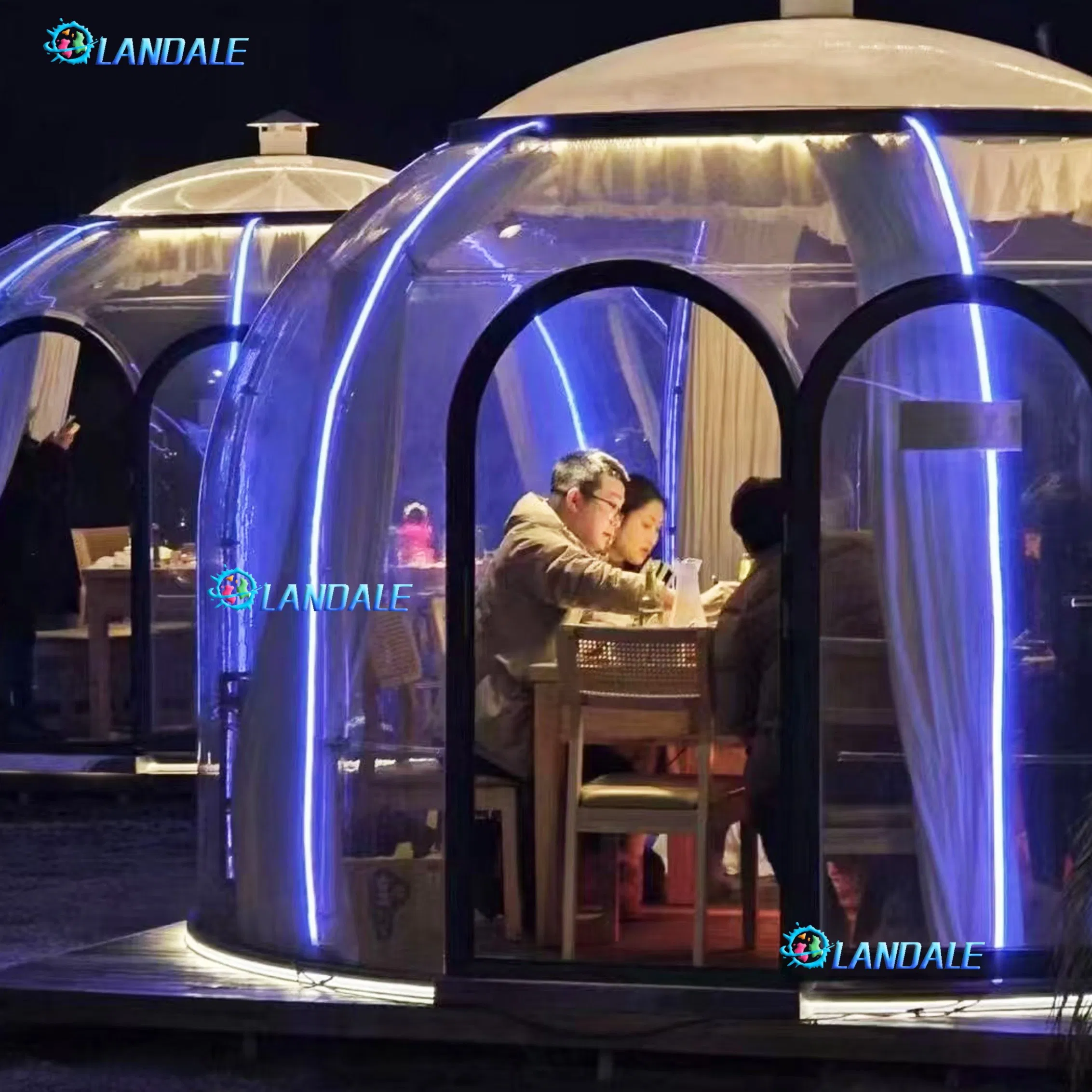Festival Tent Star Bubble Room Decoration PC Transparent House Spherical Tent Spherical Tent Half Round House