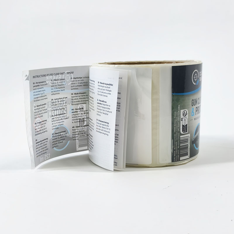 Adhesive Die-Cutting Packaging Multi Layer Composite Label Stickers