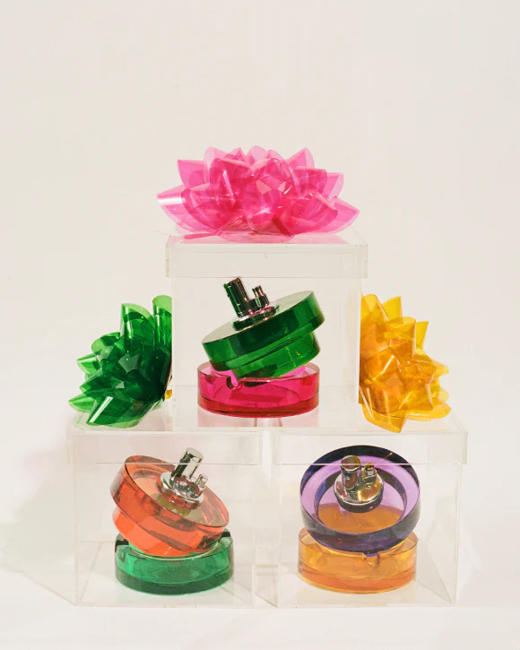 Sits Upright Glass Pipe Bubbler Balloon Smoking Pipe with Tobacco