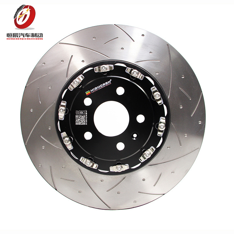 Premium 2-Piece High-Carbon Brake Disc Rotors for Tesla Model 3 Performance (OE# 1044616-00-D)