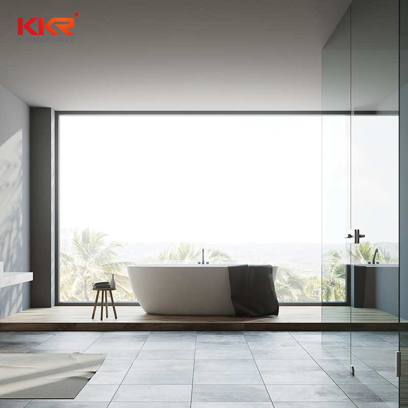 Современная отдельностоящая ванна на 2 персоны