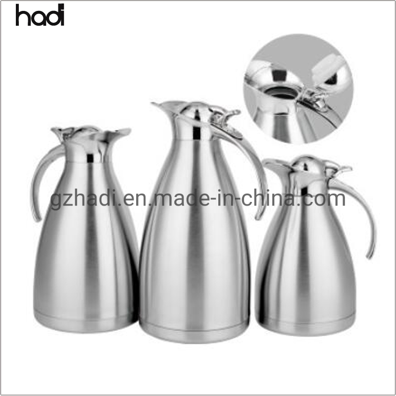 Buffet Equipment Catering Commercial Hot Sale Wholesale Price Buffet Water Jup Stainless Steel Water Pot Silver Turkish Arabic Coffee Pot with Warmer
