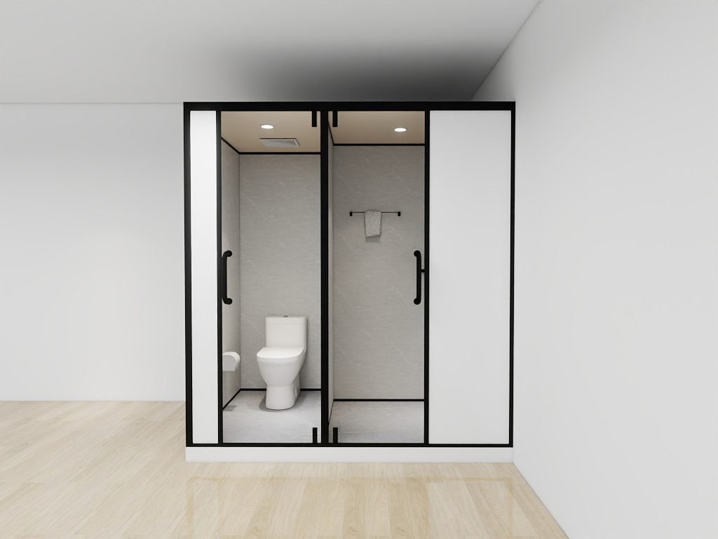 Prefabricated Bathroom Pods Integrated Shower Room Complete Bathrooms All-in-One Modular Bathroom