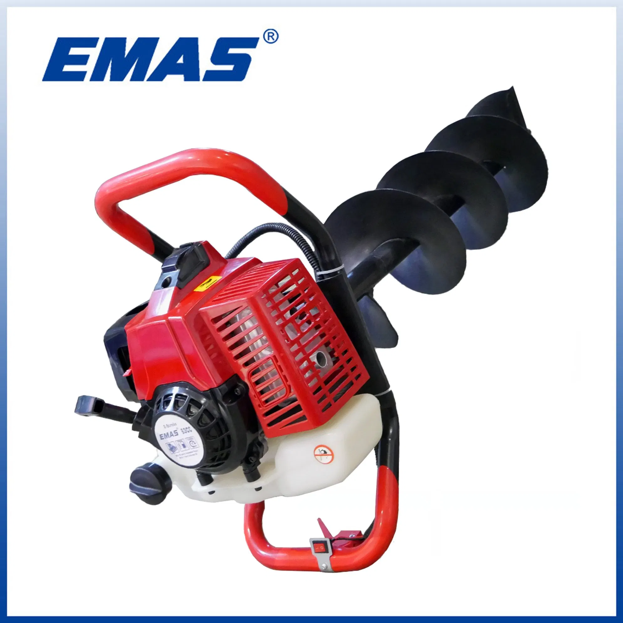 63cc 2 Stroke Earth Auger Ice Auger Post Hole Auger Ground Earth Drill