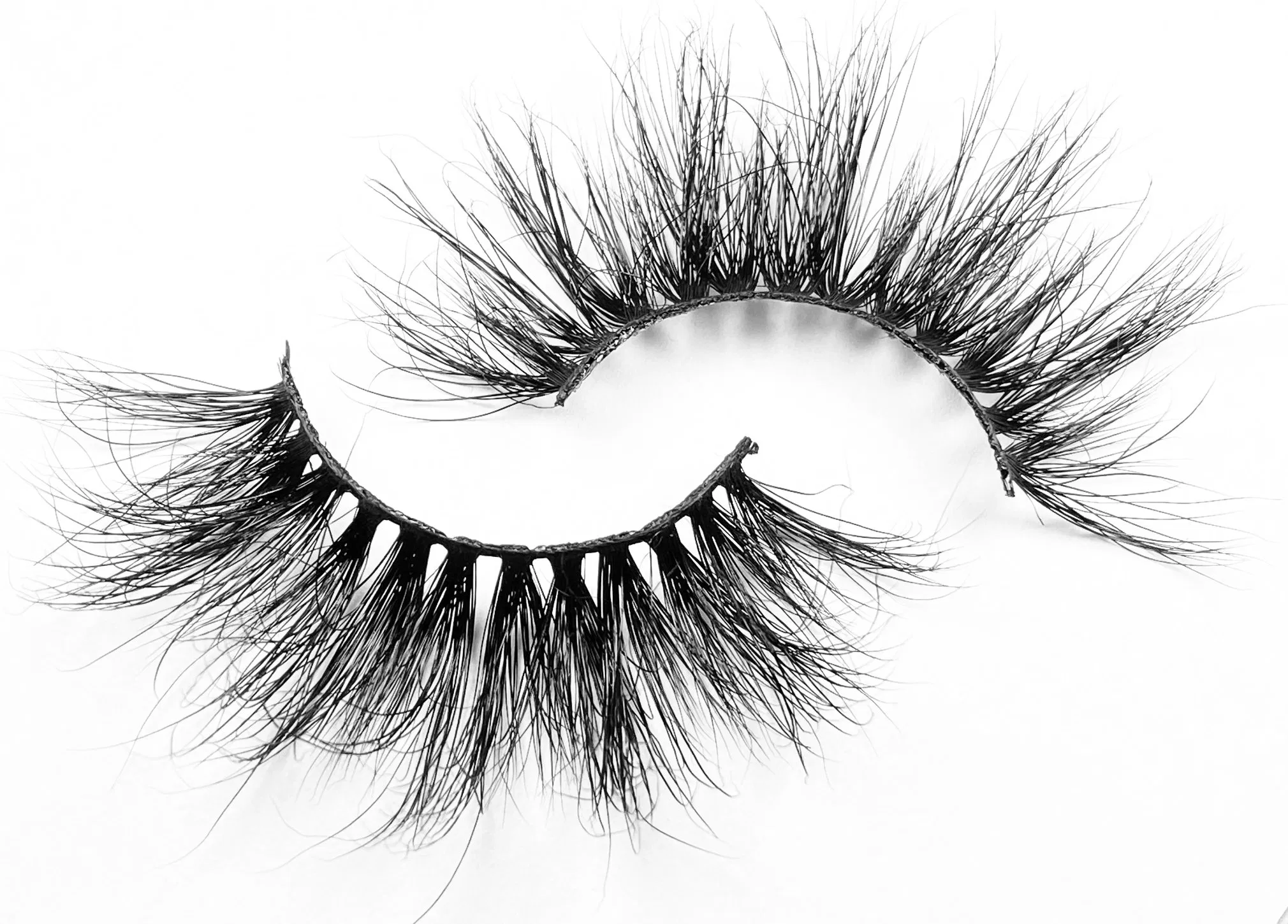 Klp47 OEM Service Private Label Packaging Box Cruelty Free Individual Fluffy False Eyelash Mink Fur Lashes 3D Mink Eyelashes