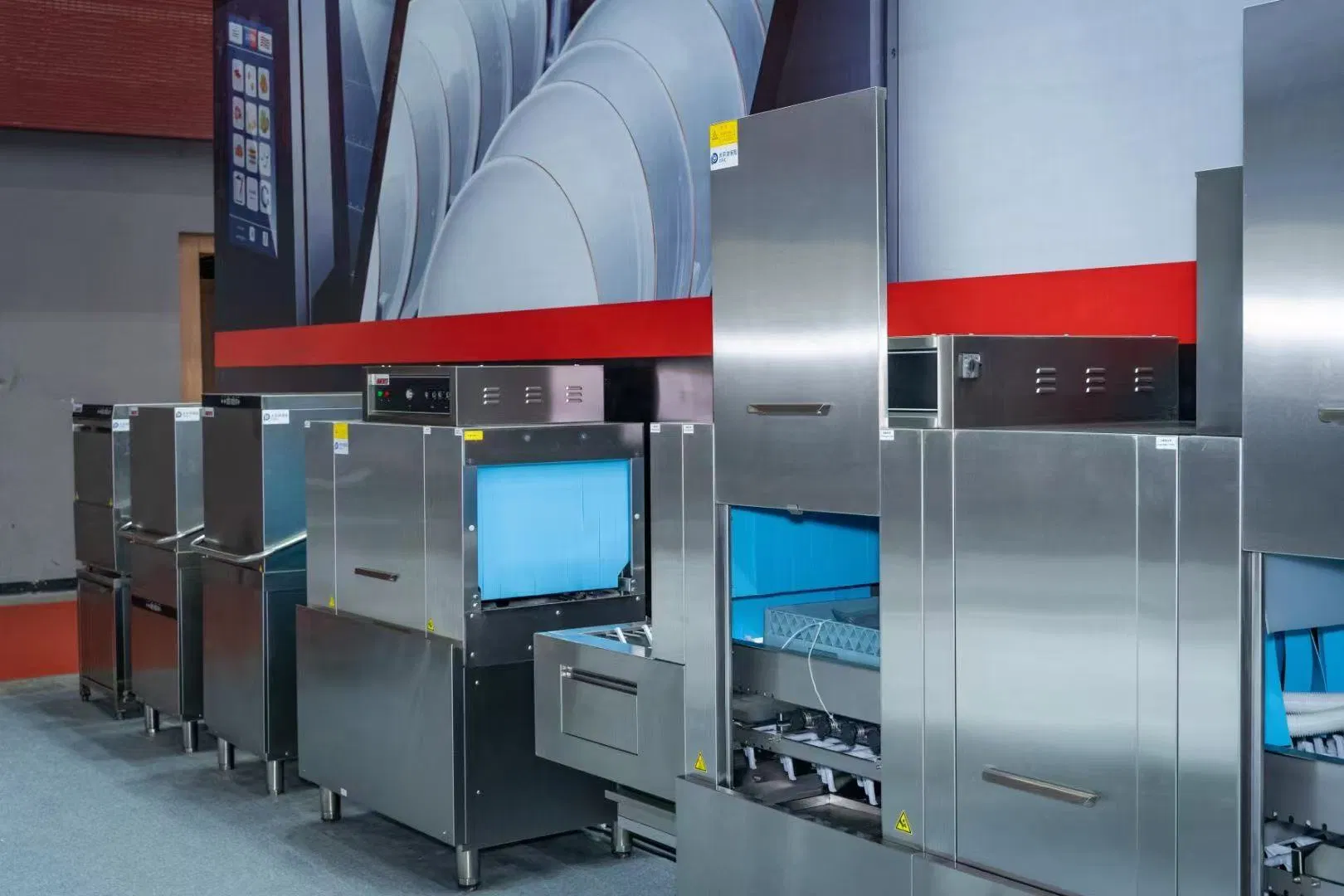 Industry Tunnel Type Conveyor Dishwasher Commercial Conveyor Dishwasher for Hotels Restaurants Cafes